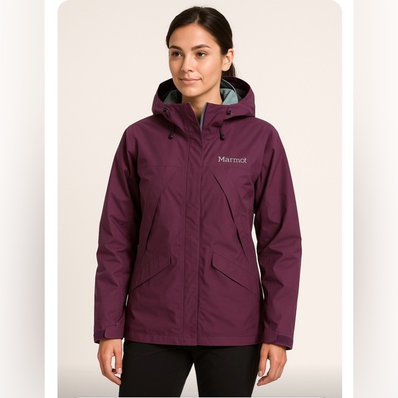 Marmot Women’s Plum Gore-Tex XCR Hooded Jacket Medium Waterproof - Picture 1 of 6